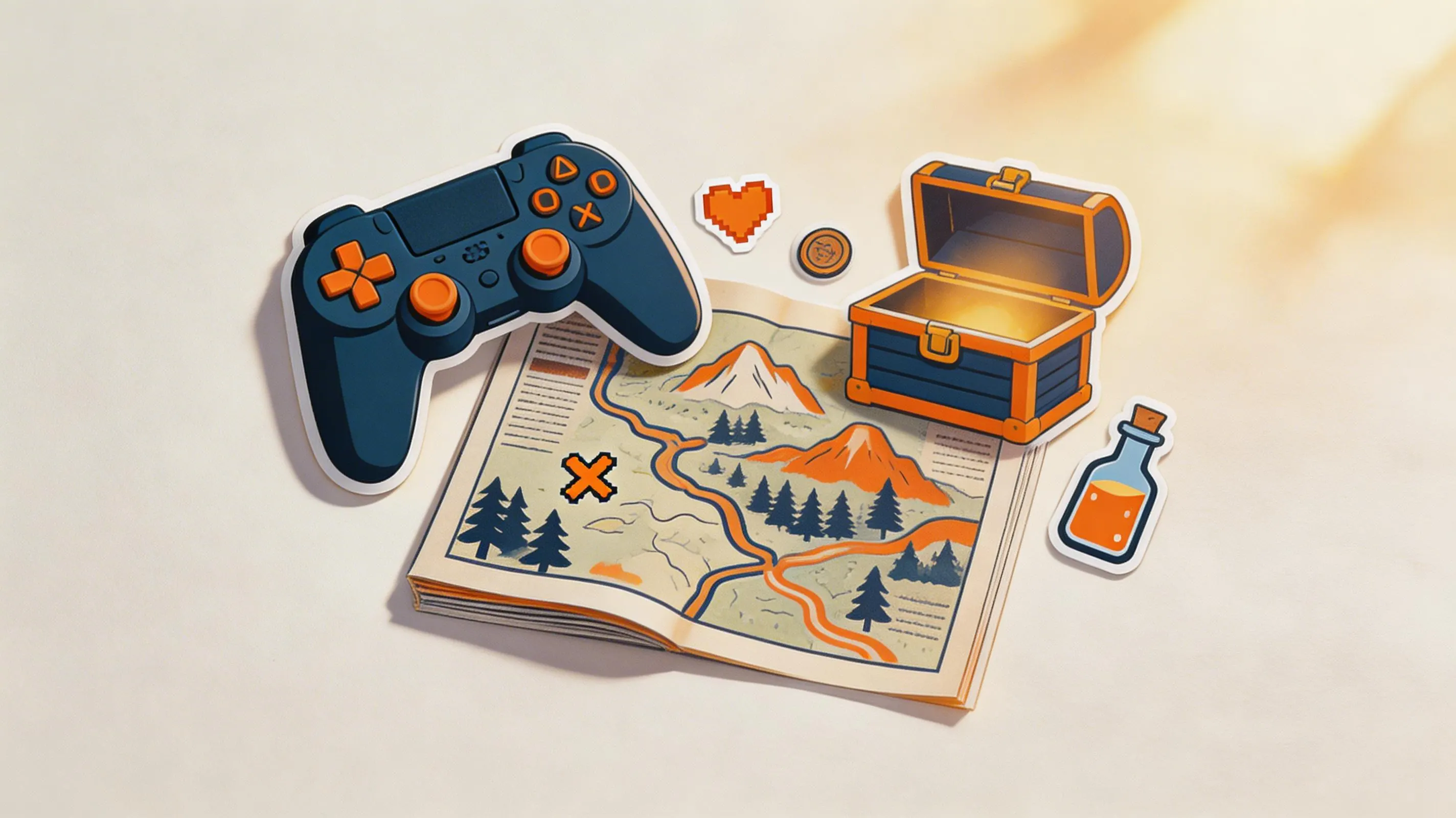 Editorial warm illustration for Cybertundra homepage